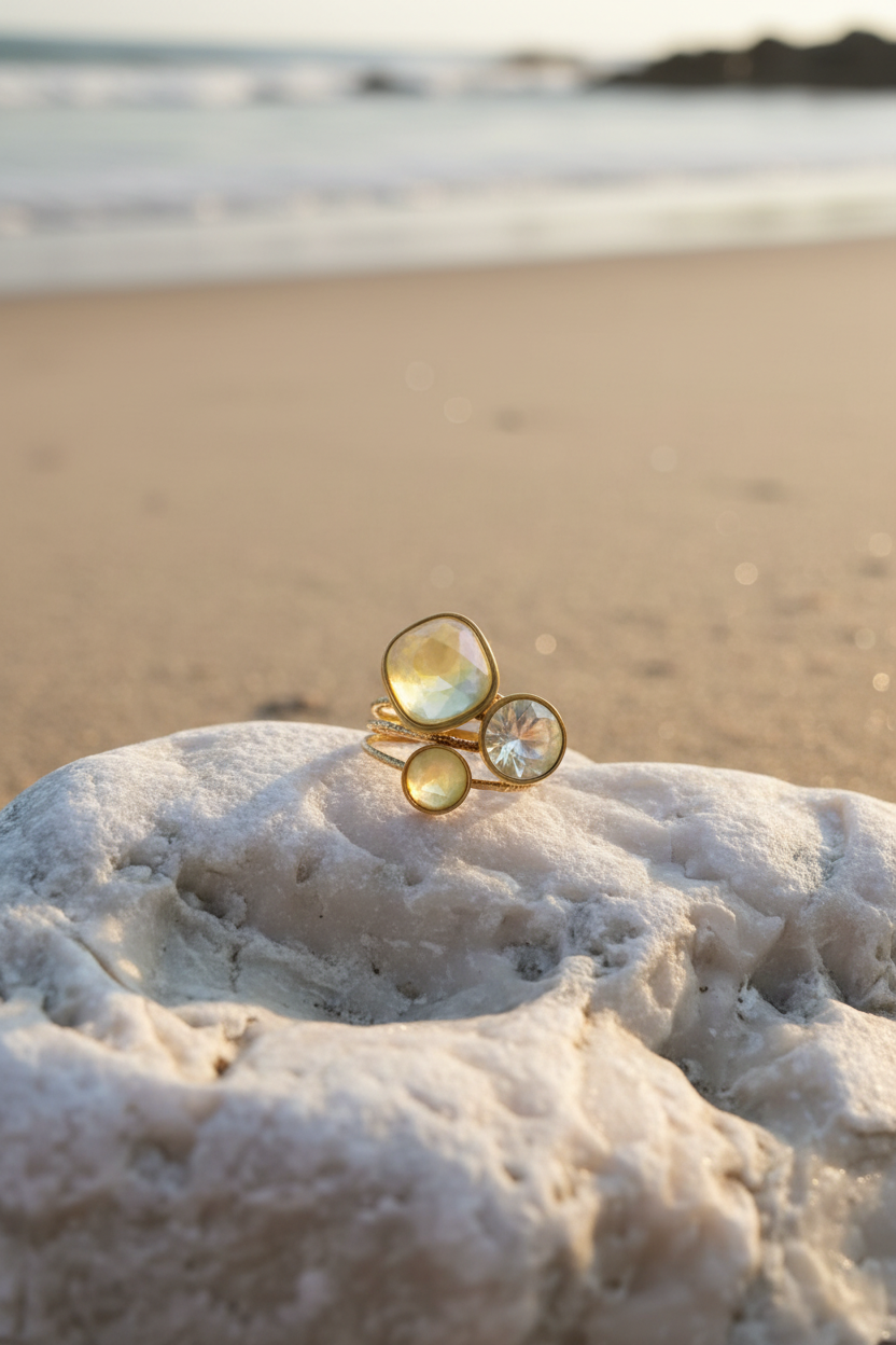 Ring Reef Gul/Klar