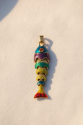 Halsband Turkos Fisk