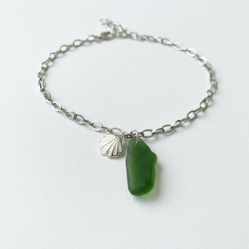 Halsband Seagrass silver