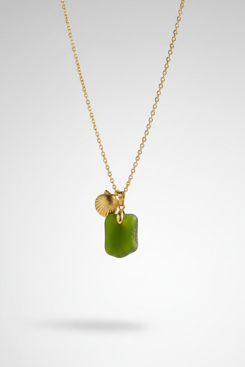 Halsband Seagrass Guld